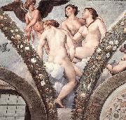 Cupid and the Three Graces RAFFAELLO Sanzio